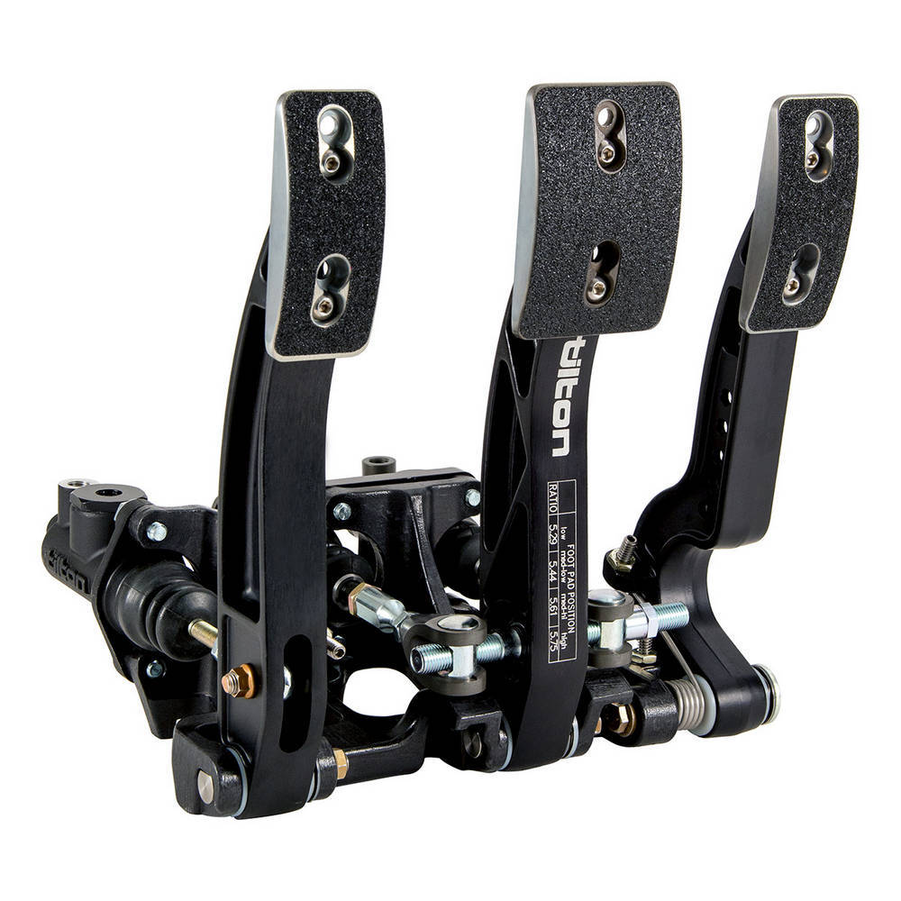 TILTON Triple Pedal Assy. Floor Mnt Aluminum 72-803