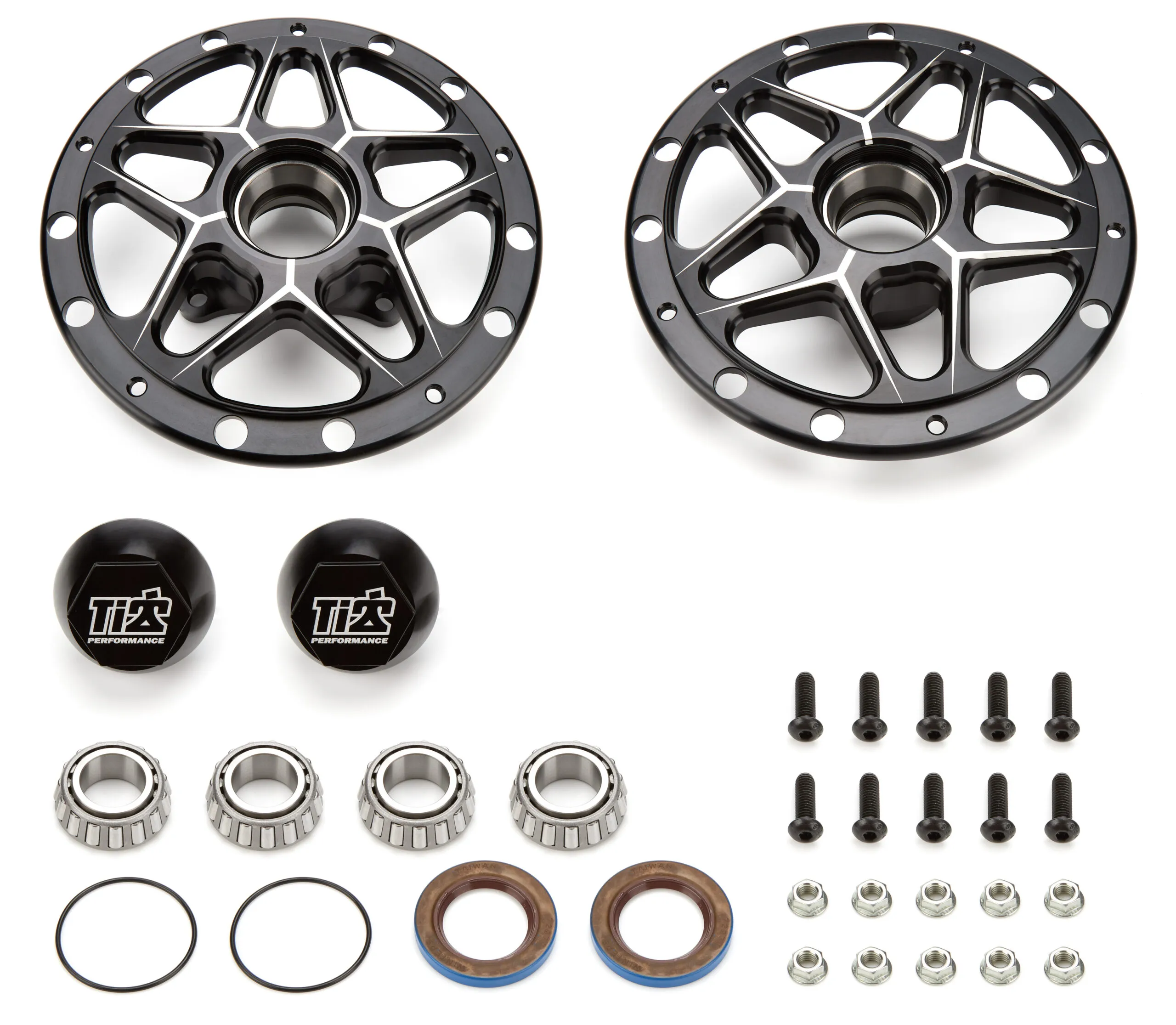 Ti22 PERFORMANCE Direct Mount Front Hubs Forged Black TIP2800