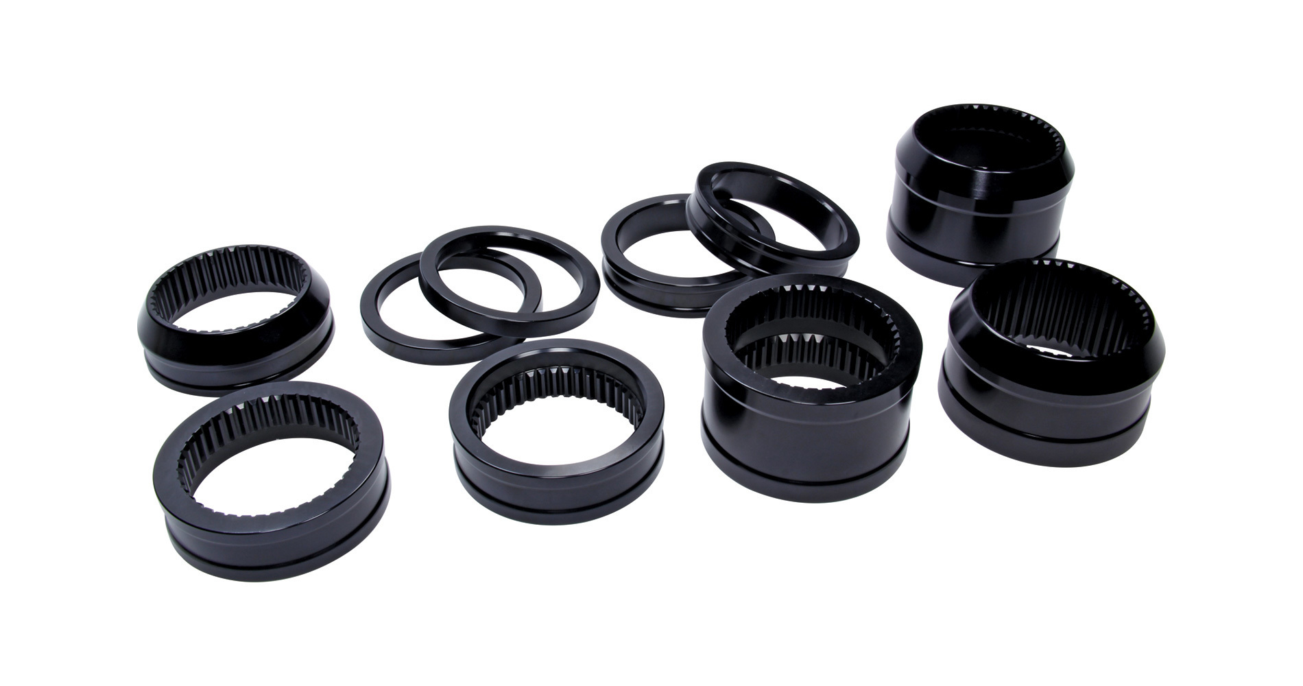 Ti22 PERFORMANCE Wheel Spacer Kit 10pc Black TIP2880