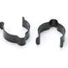Ti22 PERFORMANCE Brake Line Clip 1.25in Stainless Steel Pair Blk TIP4531