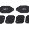 Ti22 PERFORMANCE Exhaust Port Blockoffs Aluminum Standard Port TIP5124
