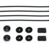 Ti22 PERFORMANCE Radiator Screen Mounting Kit Ste of 4 Black Nylon TIP5186