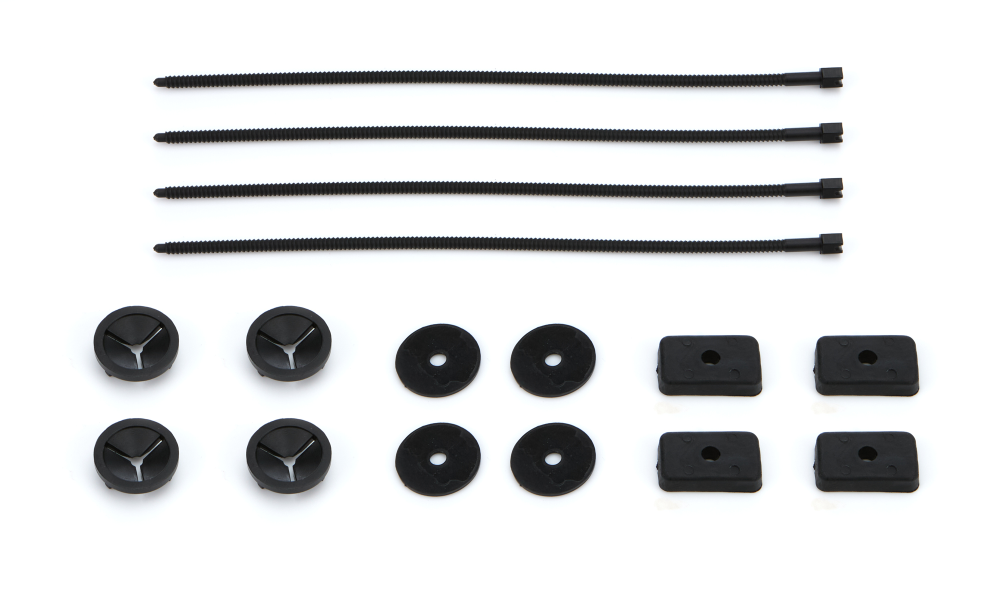 Ti22 PERFORMANCE Radiator Screen Mounting Kit Ste of 4 Black Nylon TIP5186