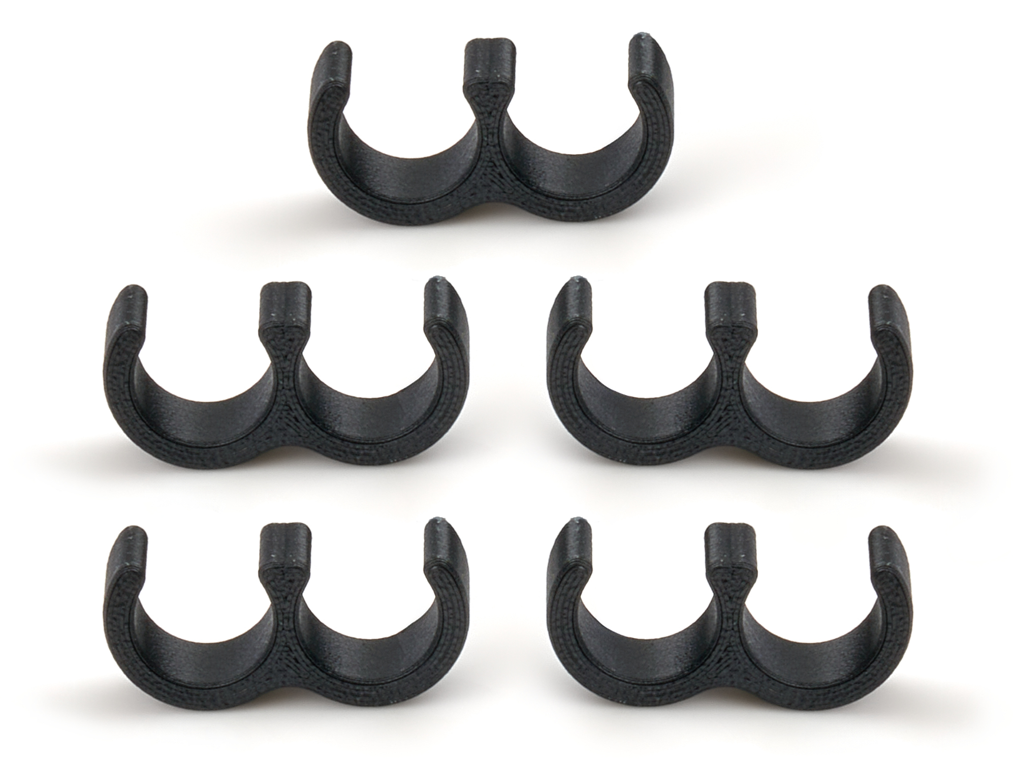 Ti22 PERFORMANCE Line Clamp Double -6 Fuel Line 5 Pack TIP5572