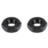 Ti22 PERFORMANCE Jam Nuts RH 10-32 Black Aluminum 4 pack TIP5664