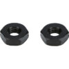 Ti22 PERFORMANCE Jam Nuts LH 10-32 Black Aluminum 4 Pack TIP5666