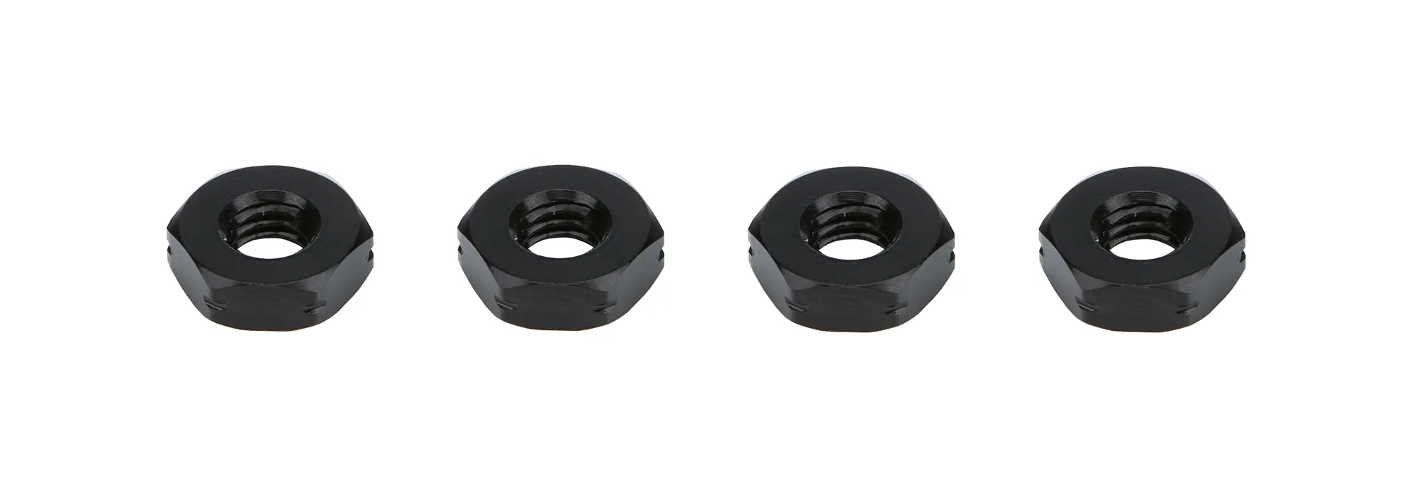 Ti22 PERFORMANCE Jam Nuts LH 10-32 Black Aluminum 4 Pack TIP5666