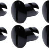Ti22 PERFORMANCE Oval Head Dzus Buttons .500 Long 10 Pack Black TIP8102