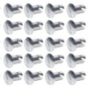 Ti22 PERFORMANCE Oval Head Dzus Buttons .550 Long 50 Pack TIP8104-50