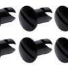 Ti22 PERFORMANCE Oval Head Dzus Buttons .550 Long 10 Pack Black TIP8106