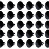Ti22 PERFORMANCE Large Head Dzus Buttons .500 Long 50 Pack Black TIP8110-50