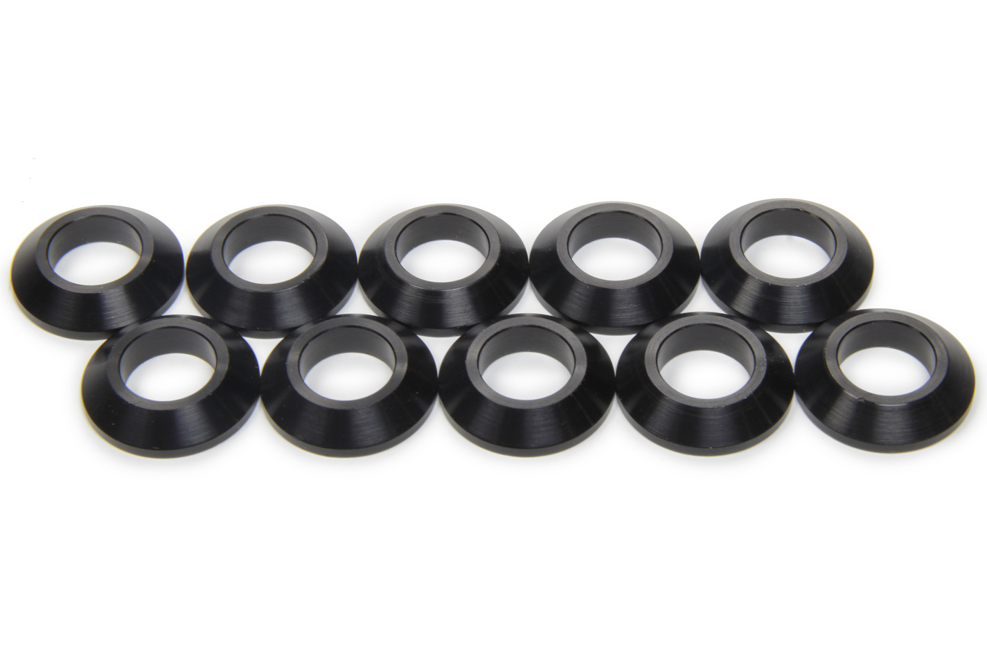 Ti22 PERFORMANCE Tapered Spacers 1/2in ID 1/4in Thick Black 10pk TIP8221-10