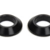 Ti22 PERFORMANCE Tapered Spacers 1/2in ID 1/4in Thick Black 2pk TIP8221