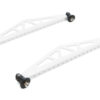 TRUE PERFORMANCE & FABRICATION Spoiler Brace 10.5in White Pair DTR1303