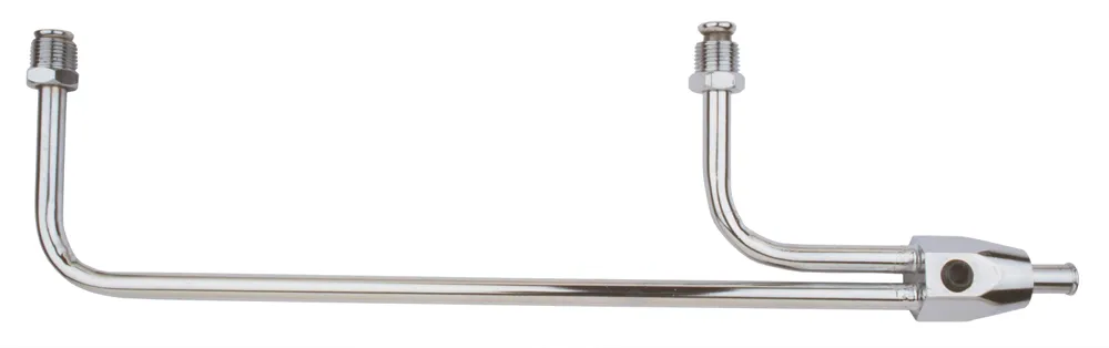 TRANS-DAPT Chrome Fuel Line 9-5/16in 2197