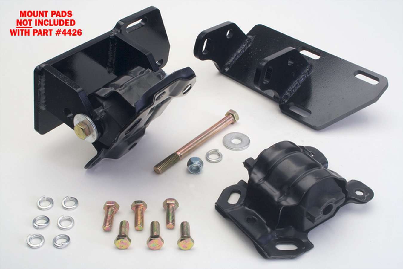 TRANS-DAPT SBC Into 4WD S-10 Conver Motor Mounts 4426
