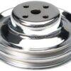 TRANS-DAPT 65-66 Ford 289 Water Pump Pulley Chrome 2 Grv 8301