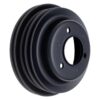 TRANS-DAPT BBC LWP Crankshaft Pulley 3 Groove Black 8624