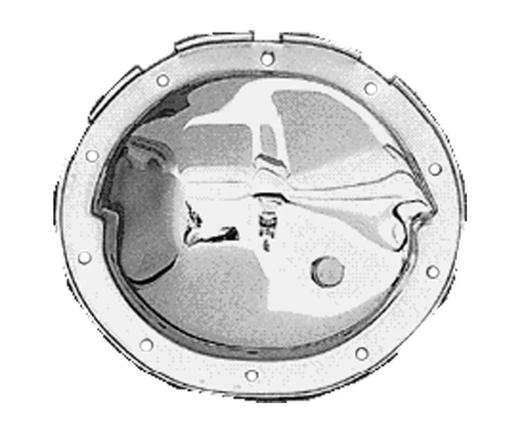 TRANS-DAPT Differential Cover Kit Chrome GM 8.5 Ring Gear 9037