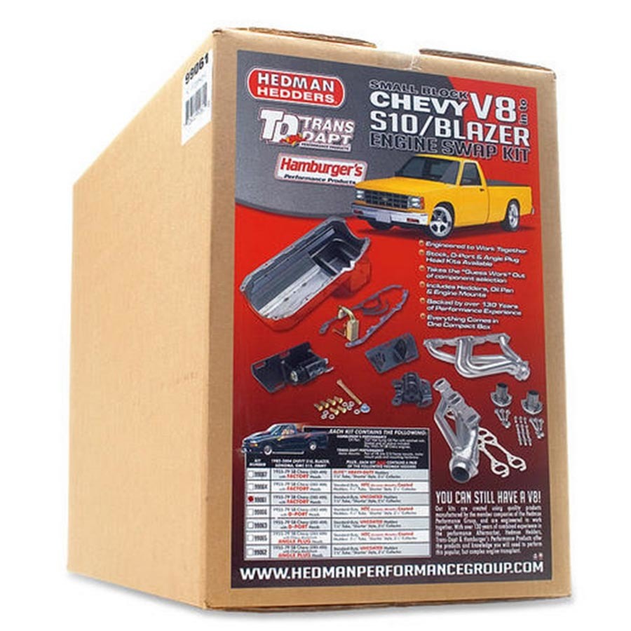 TRANS-DAPT S10 Swap-In-A-Box Kit Complete V8 99061