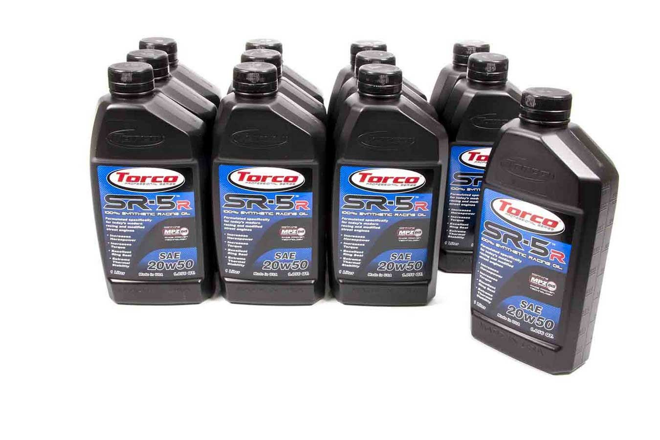 TORCO SR-5 Synthetic Oil 20w50 Case/12-1 Liter A152050CE