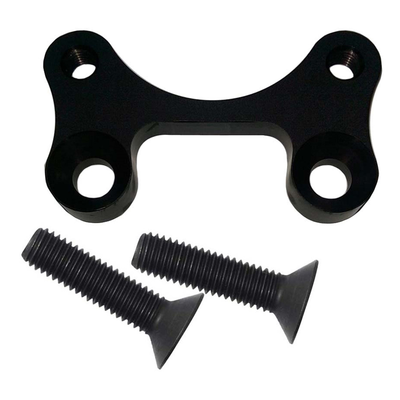 TRIPLE X RACE COMPONENTS XB Front Brake Bracket BLK w/ Hardware Mini Spr 600-BK-8224BLK