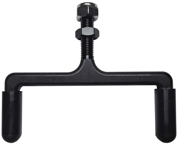 TRIPLE X RACE COMPONENTS Radiator Fork Billet Steel Black CH-0292BLK