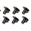 TRIPLE X RACE COMPONENTS Large Head Button .500 Long Black Alum 10 Pack CH-4405-10BLK