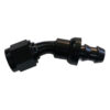 TRIPLE X RACE COMPONENTS #8 30 Degree Hose End Push Lock HF-13008BLK