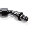 TRIPLE X RACE COMPONENTS #8 45 Degree Hose End Push Lock HF-14508BLK