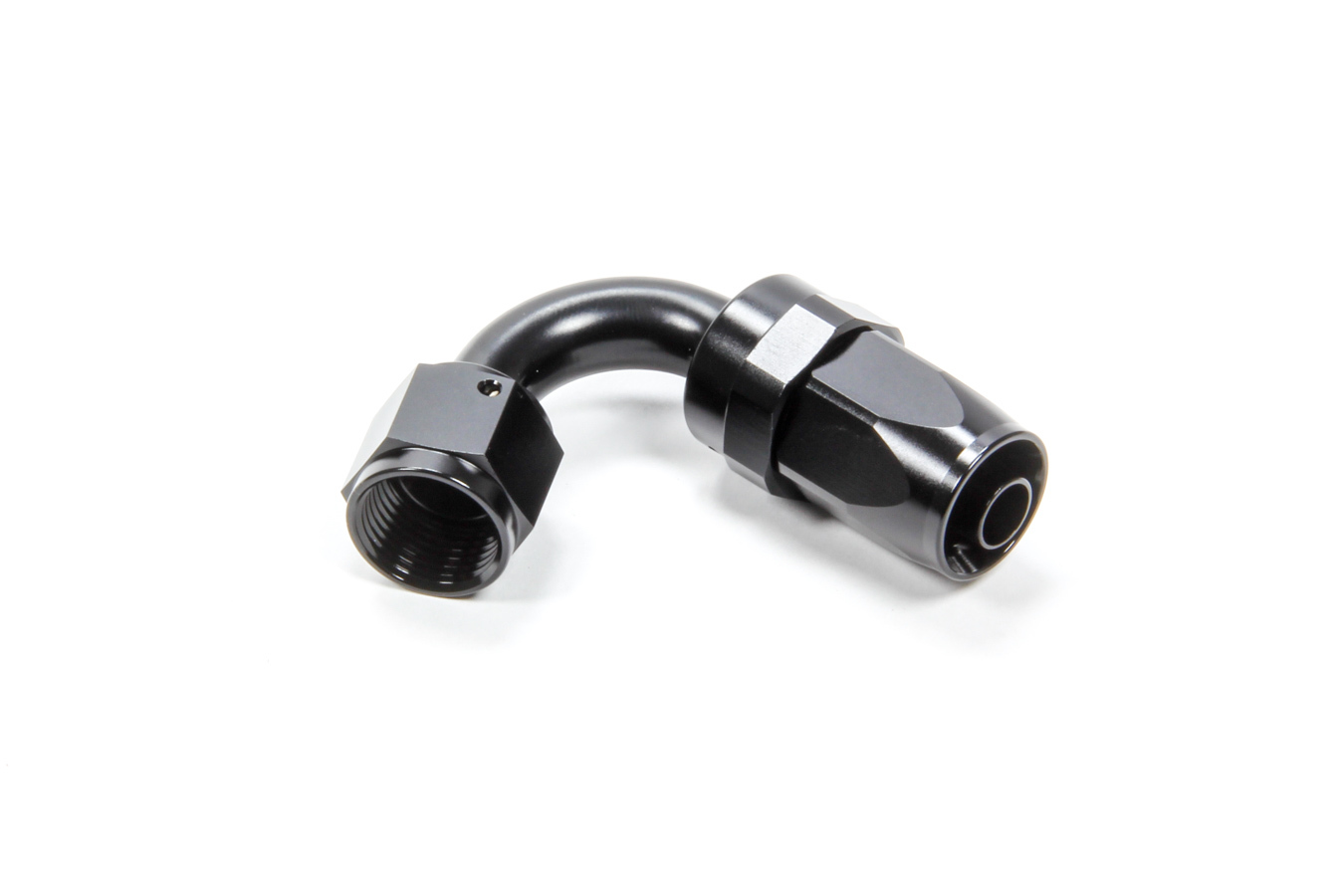 TRIPLE X RACE COMPONENTS #8 120 Degree Swivel Hose End HF-22008BLK