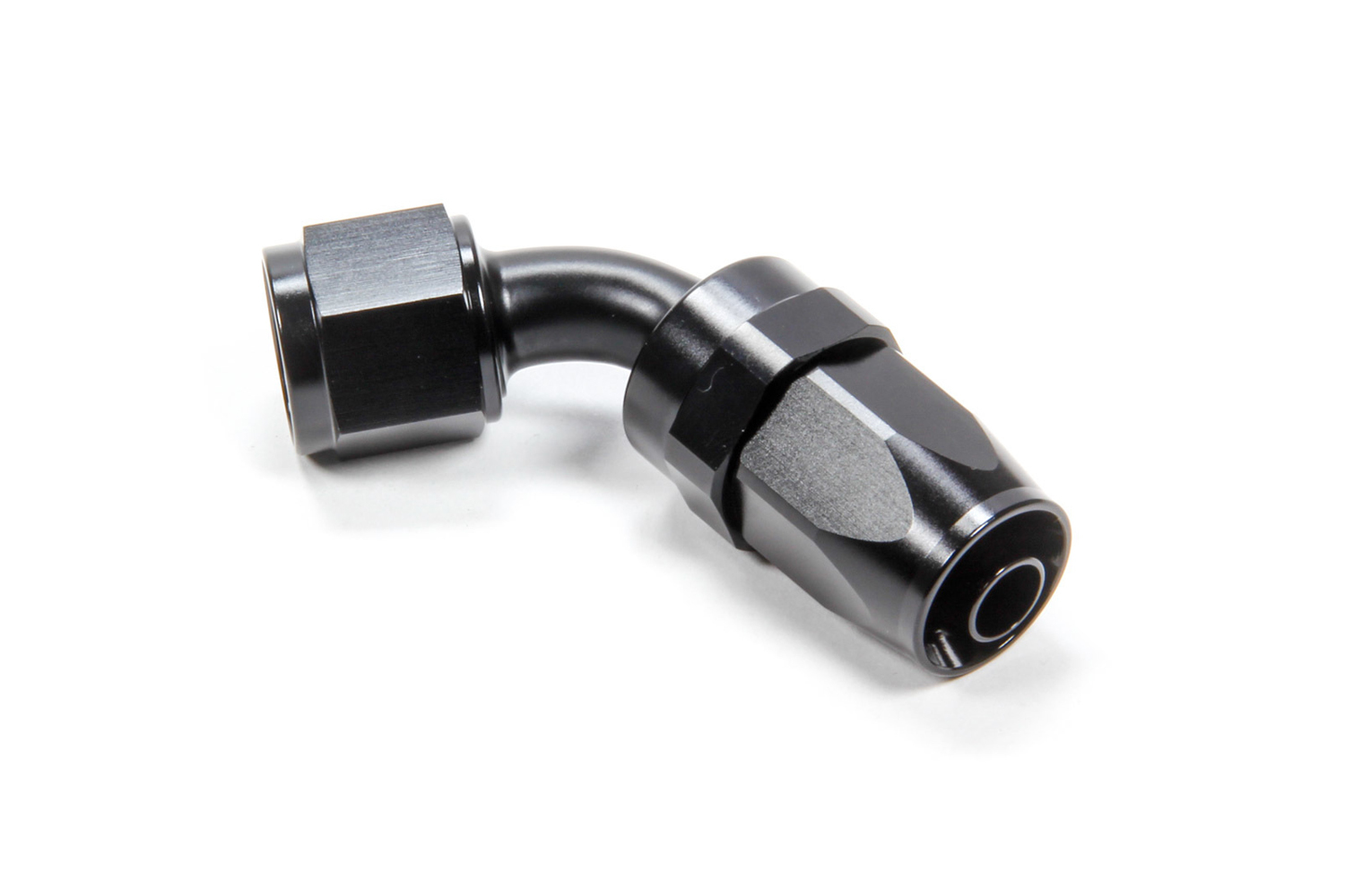 TRIPLE X RACE COMPONENTS #6 60 Degree Swivel Hose End HF-26006BLK