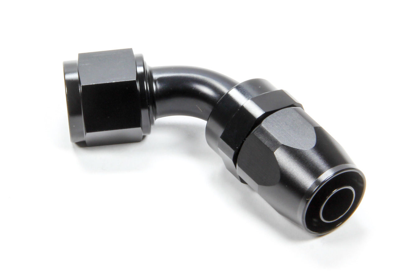 TRIPLE X RACE COMPONENTS #10 60 Degree Swivel Hose End HF-26010BLK