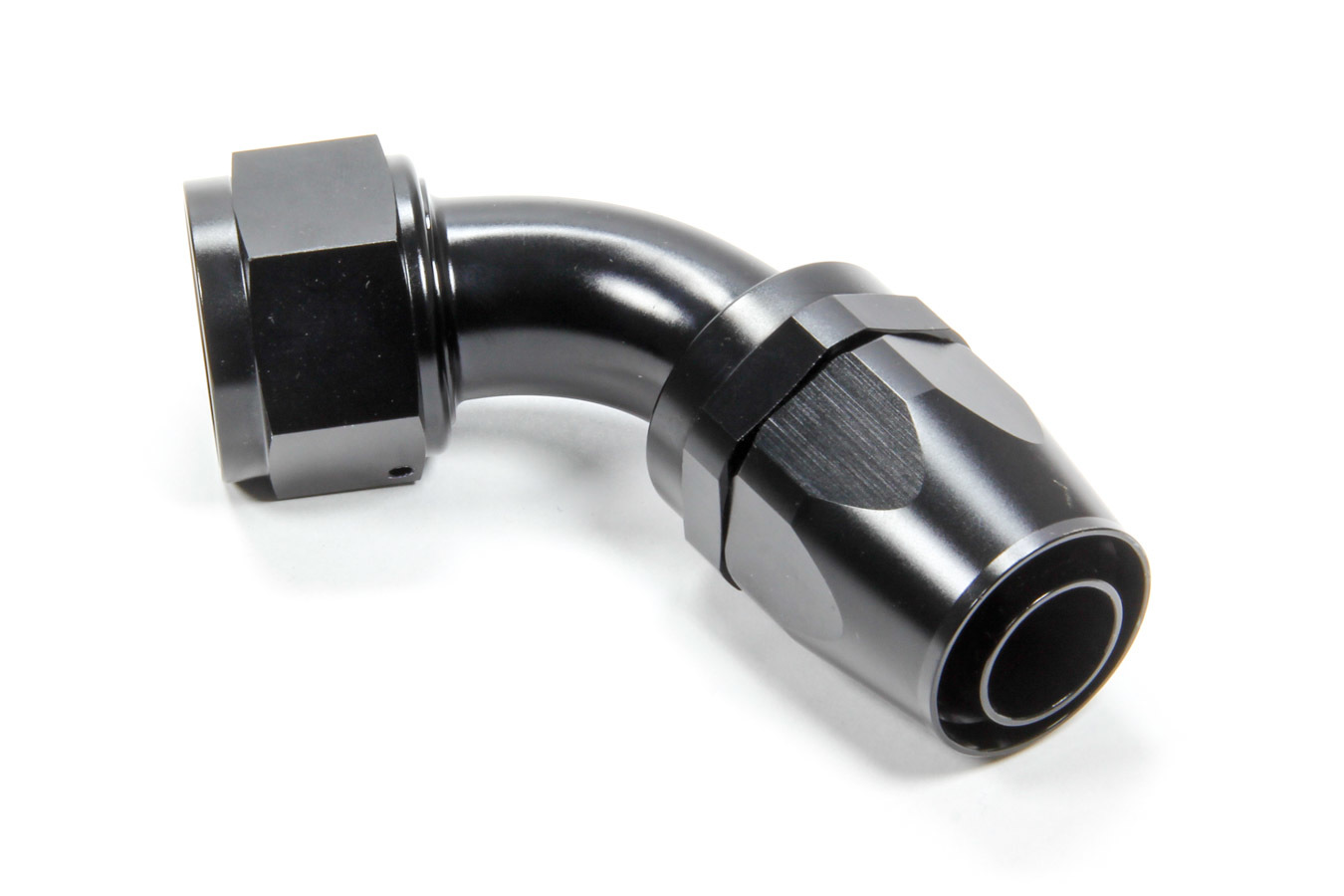 TRIPLE X RACE COMPONENTS #16 60 Degree Swivel Hose End HF-26016BLK