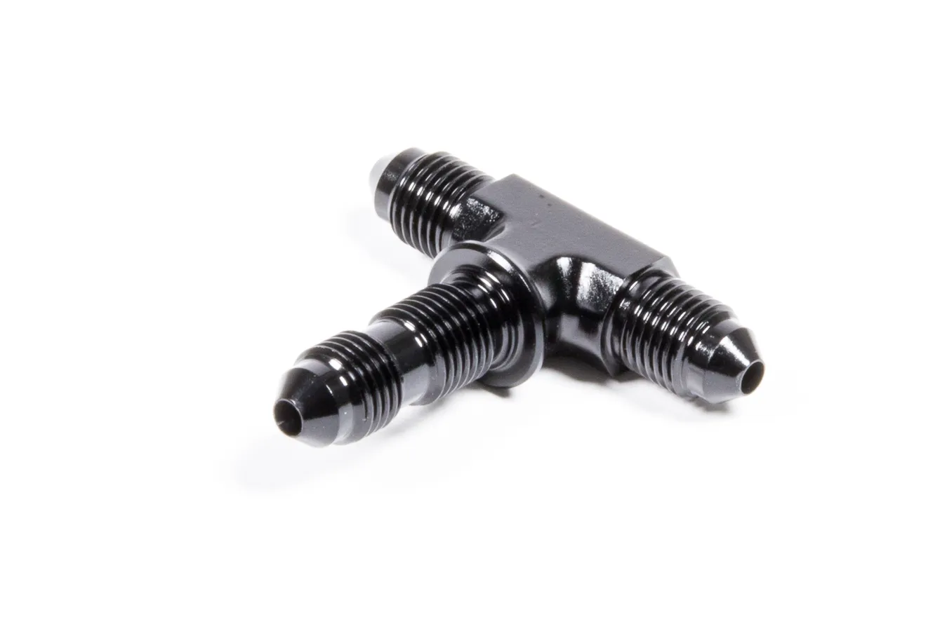 TRIPLE X RACE COMPONENTS #3 AN Bulkhead Tee On The Side HF-75003BLK