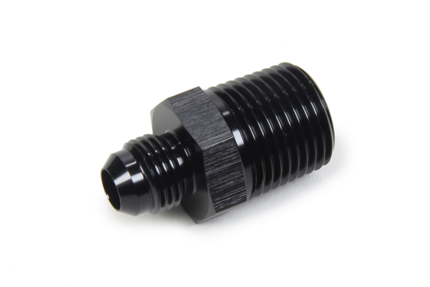 TRIPLE X RACE COMPONENTS AN to NPT Straight #6 x 1/2 HF-90064BLK