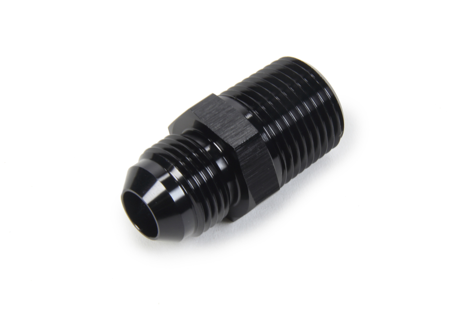 TRIPLE X RACE COMPONENTS AN to NPT Straight #8 x 1/2 HF-90084BLK