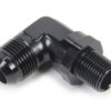TRIPLE X RACE COMPONENTS AN to NPT Swivel 90 Deg #12 x 1/2 HF-93124BLK
