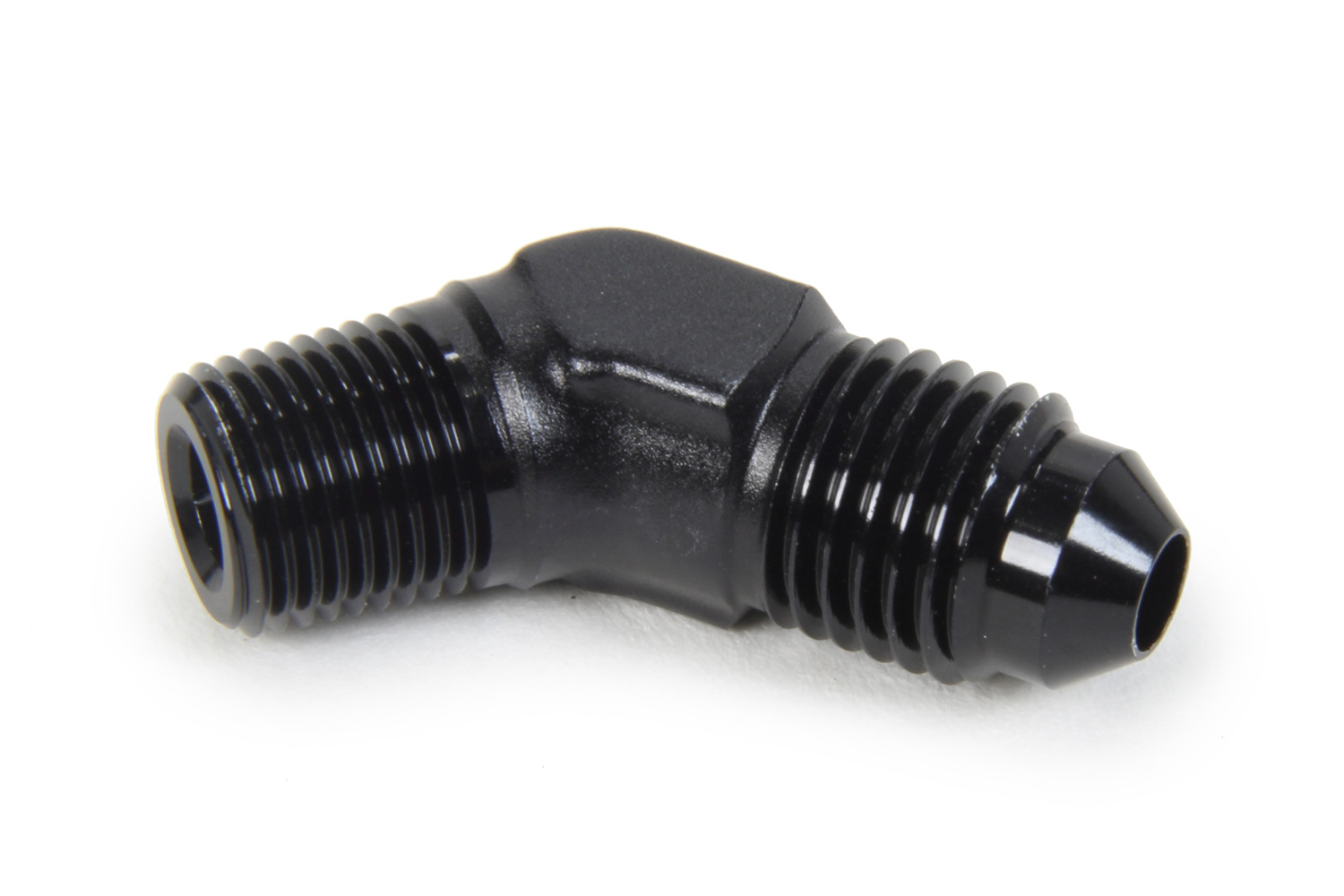 TRIPLE X RACE COMPONENTS AN to NPT 45 Degree #4 x 1/8 HF-94041BLK