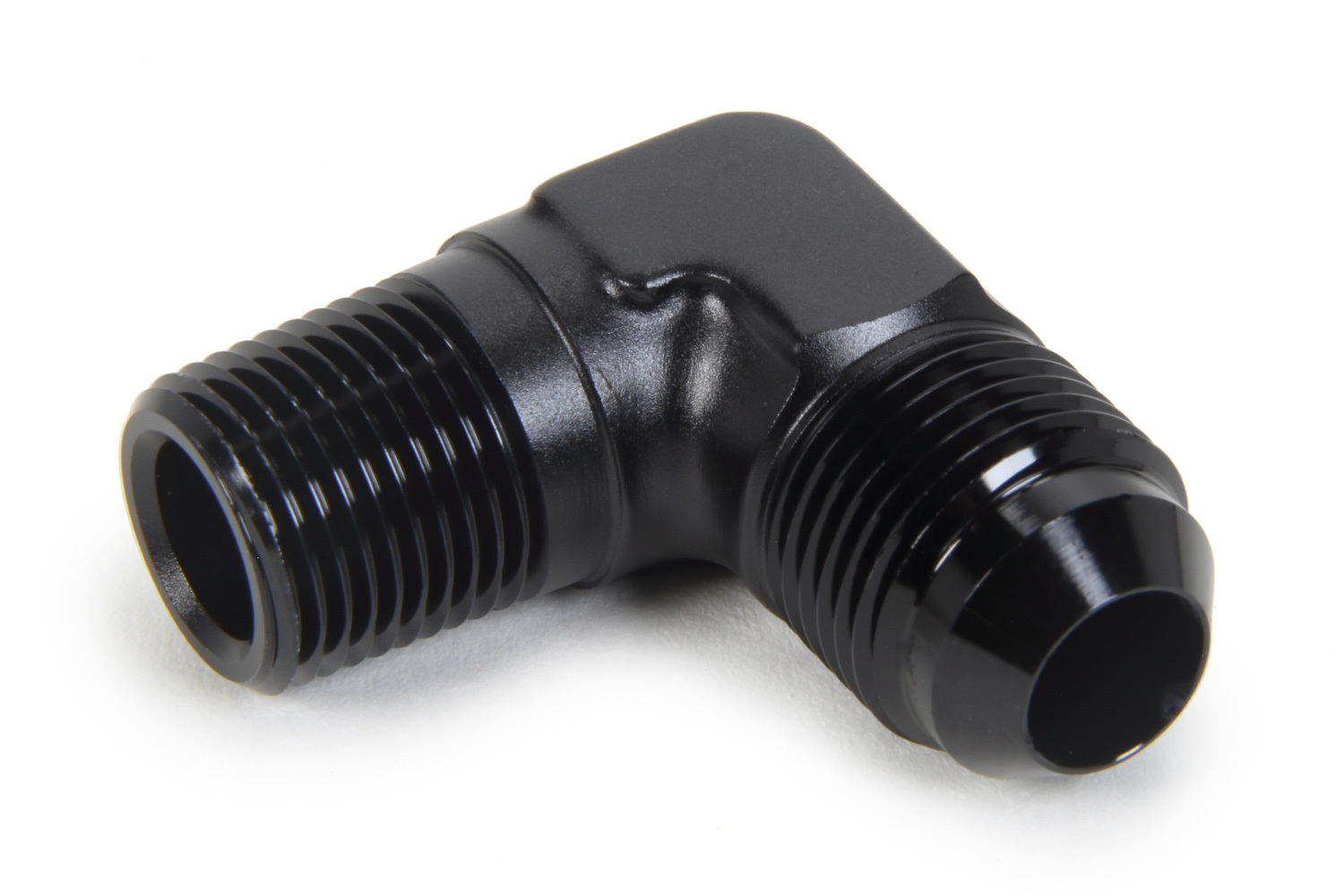 TRIPLE X RACE COMPONENTS AN to NPT 90 Degree #8 x 1/4 HF-99082BLK