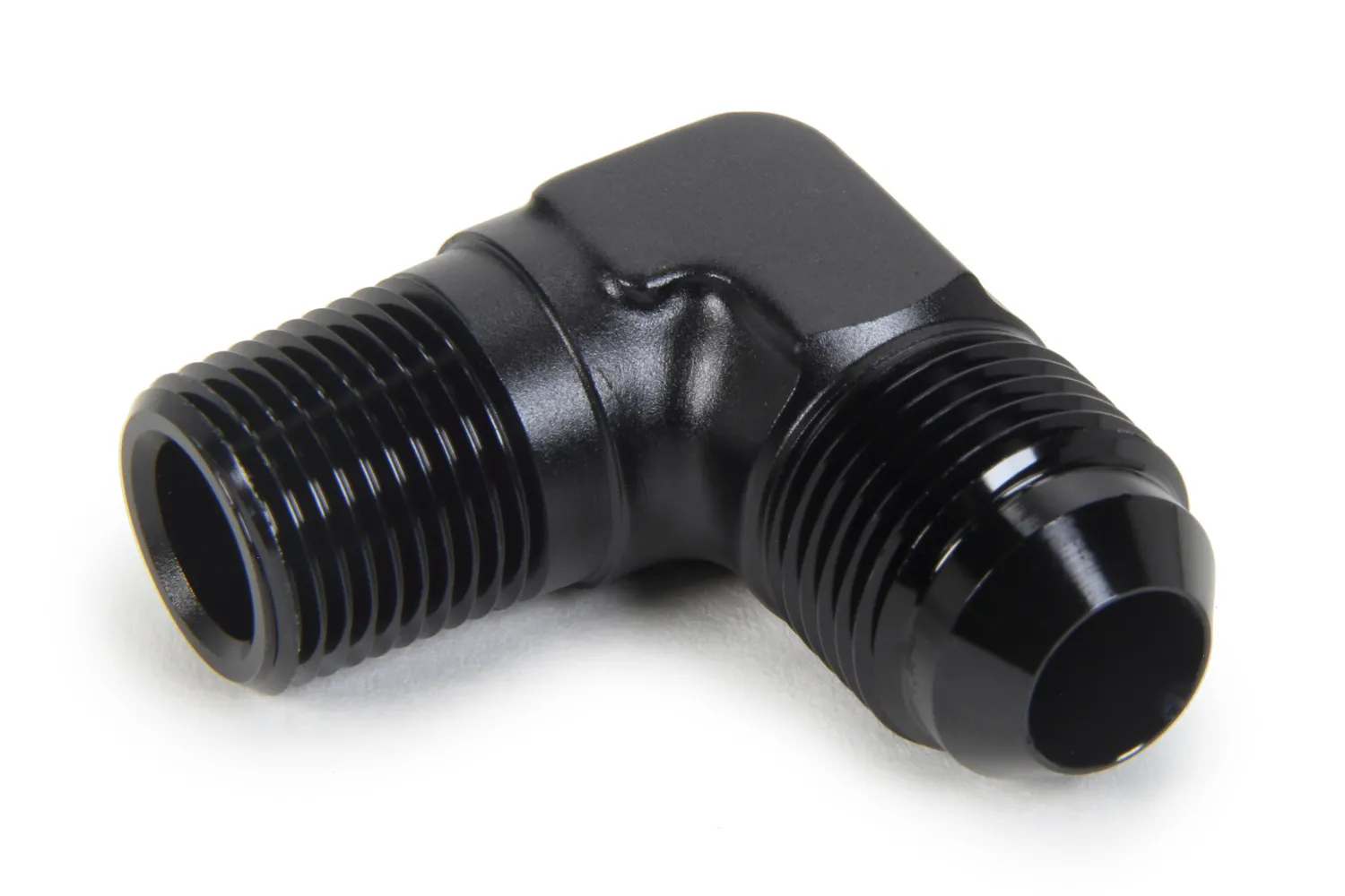 TRIPLE X RACE COMPONENTS AN to NPT 90 Degree #8 x 1/4 HF-99082BLK
