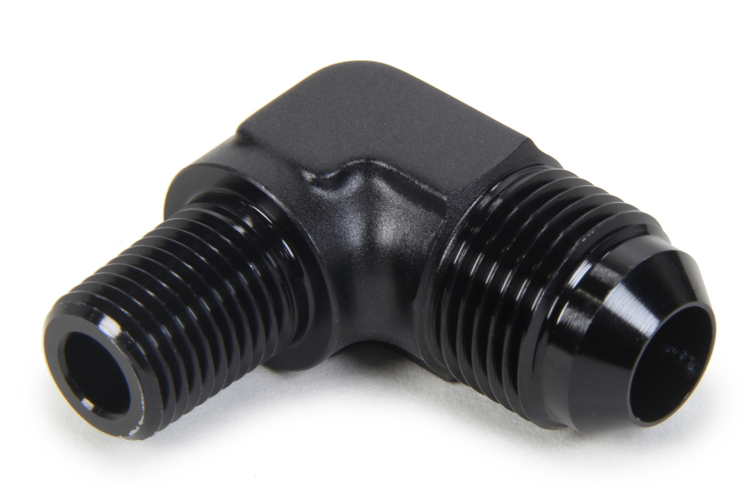 TRIPLE X RACE COMPONENTS AN to NPT 90 Degree #8 x 3/8 HF-99083BLK