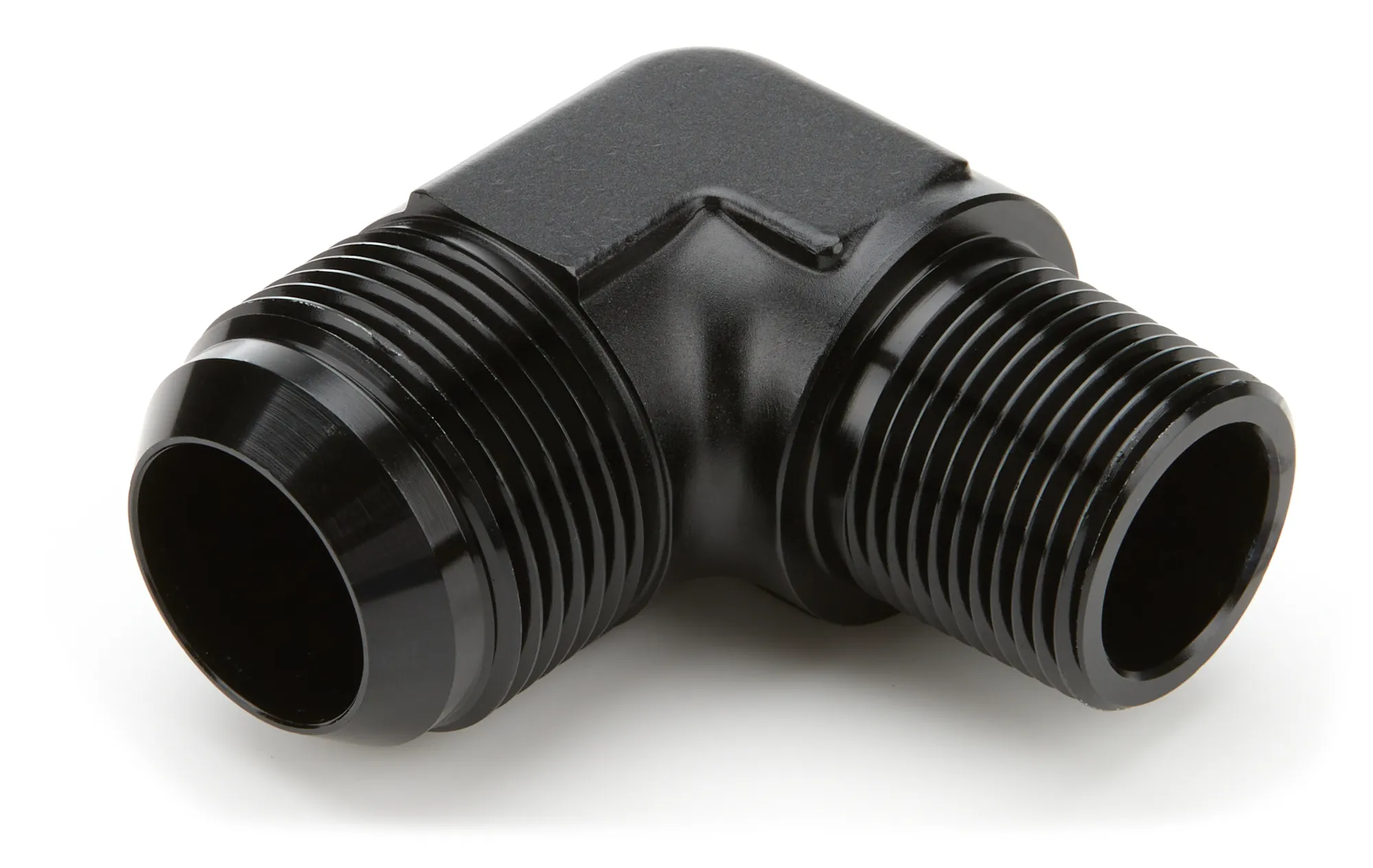 TRIPLE X RACE COMPONENTS AN to NPT 90 Degree #16 x 3/4 HF-99165BLK