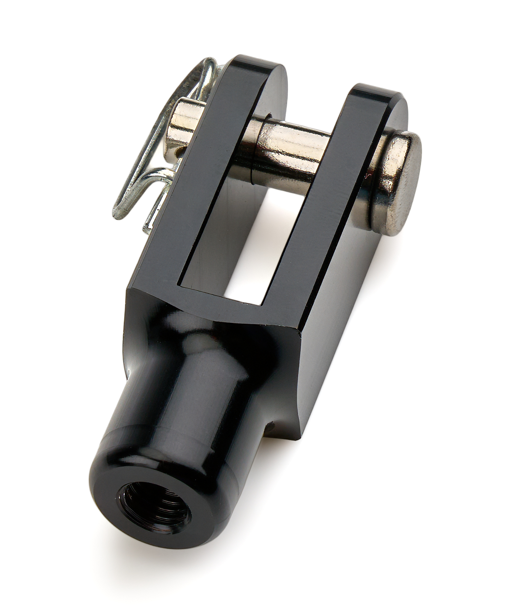 TRIPLE X RACE COMPONENTS Champ Kart 1/4in Female Clevis (complete) Blk KT-CH-1663BLK