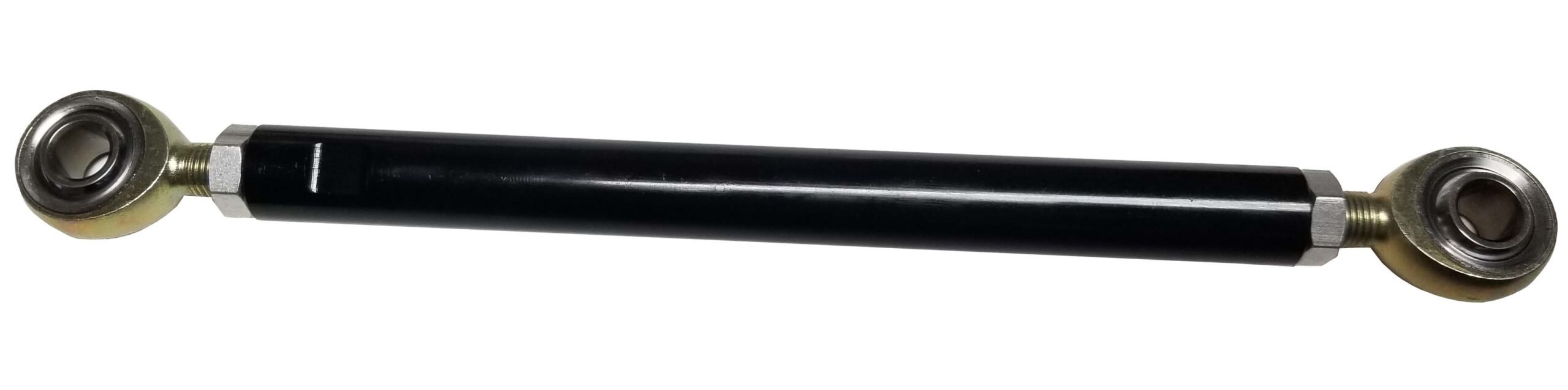 TRIPLE X RACE COMPONENTS Champ Kart 6-3/4in Tie Rod Complete Black LH KT-ST-7340BLK