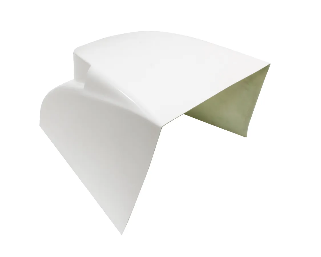 TRIPLE X RACE COMPONENTS Midget Hood Inside The Rail White MID-BW-5435