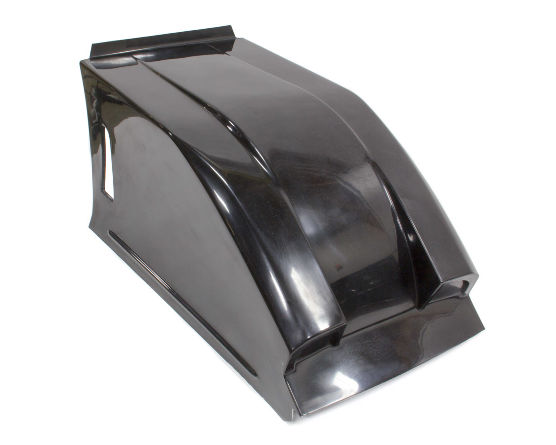 TRIPLE X RACE COMPONENTS Dual Duct Inside Rail Hood Black SC-BW-6837BLK