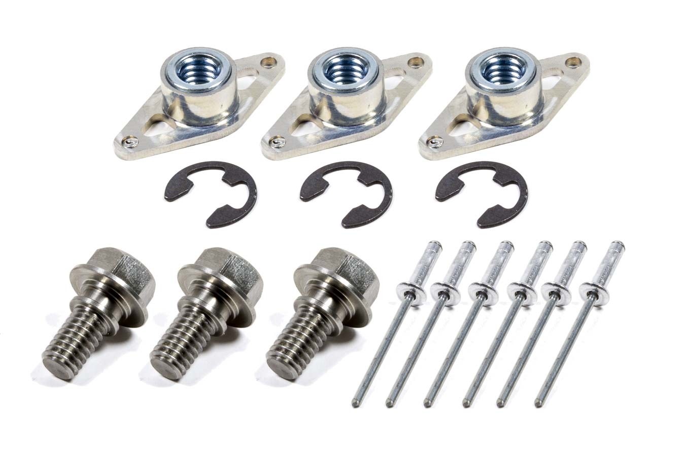 TRIPLE X RACE COMPONENTS Wheel Cover Retainer Kit 1-3/8 SS Bolt 3-Pack SC-WH-7821