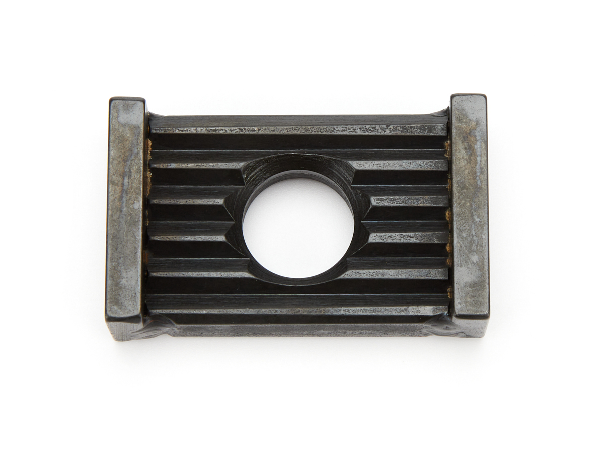 U-B MACHINE Serrated Steel Block .75 hole with sides 46-1601-C