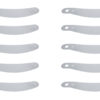 ULTRA SHIELD Tearoffs 12.25in Strght Zamp Helmets 1256